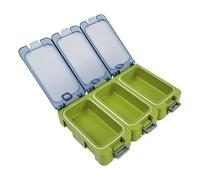 Kasmole Fishing Lure Organizer, Shockproof Tackle Storage - Glow in The Dark Organizer Supplies for Pins Electronic Components Jewelry Multifunctional Storage Night Camping Outdoor Activities