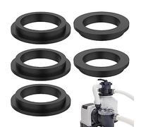 Kasmole O-Ring Rubber Washer Set | Pool L-Shape O-Gasket Replacement Pool L-Shape O-Ring Inlet and Outlet Seal Set Swimming Pool Pump Accessories