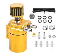 Kasmole Oil Catch Can Reservoir Tank Kit,300ml Baffled Separator Catch Can Kit with Breather Filter | Aluminum Engine Air Oil Separator, Car Accessories for Vehicles & Automobiles