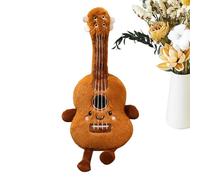 Kasmole Plush Guitar Instrument Stuffed Toy | Cute Guitar Instrument Stuffed Toy for Child - Skin-Friendly Sleeping Companion for Teens Girls Boys Adults Men Wife Girlfriend