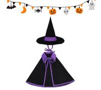 Kasmole Porch Geese Witch Costume,Cute Porch Geese Clothes with Hat | Garden Cement Statue Art Clothing for Thanksgiving Celebrations Fall Gatherings Holiday Party Seasonal Events