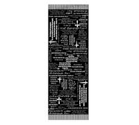Kasmole Prayer Shawls, 27.5x70.8 Inch Bible Verse Scarf, Christian Wrap Scarf, Breathable Scripture Wrap for Mother Prayer Christmas Worship Bible Study Religious Ceremony