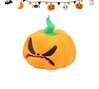 Kasmole Small Pumpkins - Spooky Ghost Pumpkins | Miniature Halloween Ghost Figurine | for Indoor, Outdoor, Tabletop, Mantel, Garden, Office, Desk, Kitchen, Apartment