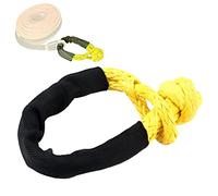 Kasmole Soft Shackle Recovery - Soft Shackle Synthetic Road Recovery Rope | 38000 LBS Synthetic Soft Shackle Rope with Extra Sleeves for SUV Off-Road Towing ATV Recovery