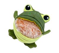 Kasmole Squeaky Dog Toys,Frog Shark Teething Biting Toys - Interactive Removable Indestructible Squeaky Teething Accessories for Puppy Pet Small Medium Large Breed Aggressive Chewers Boredom Relief