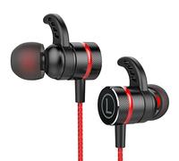 KASOTT SoundMaster Pro V1 - Gaming Earphones with Dual Audio Drivers,Battle Buds,in-Line Mic with Mute and Volume Control, Compatible with Xbox Series,PS5,PS4,Switch,Pc with 3.5mm (Flaming Red)