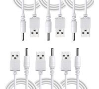 Kasoud USB to Dc 3.5mm X 1.35mm Cable, USBto 5v Dc Cable, 1mUSB to 3.5mm Male, USB to DcBarrel Jack PowerCable, USBto 3.5mm X 1.35mm Barrel Jack, USBto 5vDc PowerCable (6)