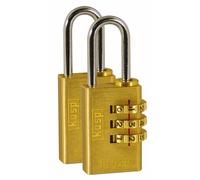 Kasp 110 Brass Combination Padlock - 20 Millimeters - Twin