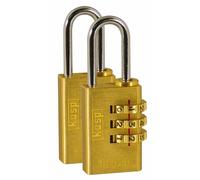 Kasp 110 Brass Combination Padlock - 20 Millimeters - Twin