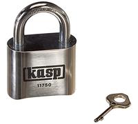 Kasp 117 K11750D Heavy Duty Combination Padlock, Silver, 1-Pack
