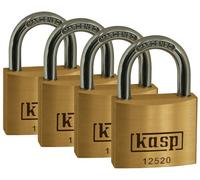 Kasp 125 Premium Brass Padlock - 20 Millimeters - Quad