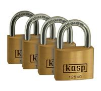 Kasp 125 Premium Brass Padlock - 40 Millimeters - Quad