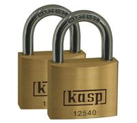 Kasp 125 Premium Brass Padlock - 40 Millimeters - Twin
