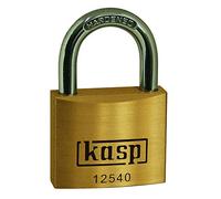 Kasp 125 Premium Brass Padlock 40mm Keyed Alike KA25402