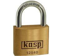 Kasp 125 Series Premium Brass Padlock Keyed Alike 40mm Standard 25401