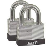 Kasp 130 Laminated Steel Padlock - 50 Millimeters - Twin