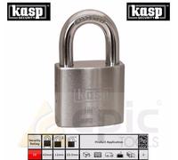 KASP 60mm HIGH Security Steel Padlock For Door/Gate/Shed/Garage, 2 Keys K18060D