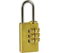 Kasp 110 Brass Combination Padlock K11020D Padlock-20mm, Gold, 20 mm