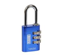 Kasp K10530BLUD 105 Series Aluminium Combination Padlock - Blue