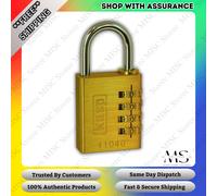 KASP 40mm BRASS COMBINATION Digit Number Security Padlock Luggage/Locker K11040D