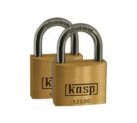Kasp K12530D2 Premium Brass Padlock - 30mm - Twin
