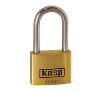 Kasp K12540L40A1 Premium Brass Padlock - 40x40mm - Long Shackle - ...