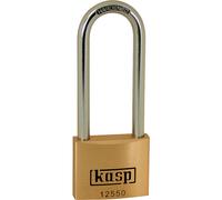 Kasp K12550L80A5 Premium Brass Padlock - 50x80mm - Long Shackle - ...
