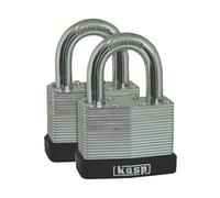 Kasp K13040D2 Laminated Steel Padlock - 40mm - Twin