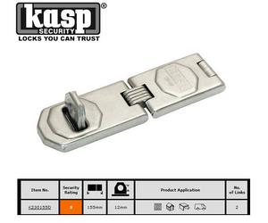 Kasp Universal Security Hasp & Staple For Padlock/Lock Door/Gate/Shed K230155D
