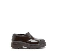 Kassl Editions Beth Glossed Rubber Boots - Brown - 36 (IT36 / UK3)