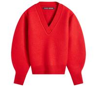 kassl V -Sweater Boiled Wool Jumper Red