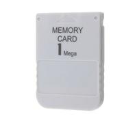 Kasstino 1MB 1 MB Memory Card For Sony Playstation One 1 PS1 PS2 PSX Game Mem Card White