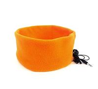Kasstino Anti-noise Sports Sleeping Earphone Headband Sleep Headphones for iPhone Samsung (Orange)