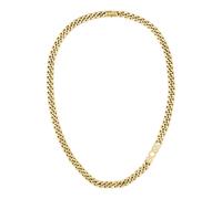 BOSS Kassy Men's Gold IP 20" Curb Chain Necklace