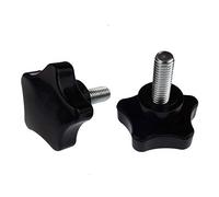 Kasteco 2 Pack M8 x 20mm (5/16" x 13/16") Thread Replacement Star Hand Knob Tightening Screw