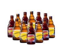 Kasteel Alcohol-Free Fruit Beer Mixed Case - 12 x 330ml Bottles | Rouge & Tropical | Premium Belgian 0.0% Fruit Beer Selection