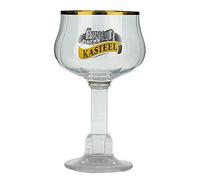 Kasteel Beer Chalice Glass 33cl Official Kasteel Glass for Home, Adults, Cold Drinks