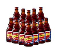 Kasteel Rouge Belgian Cherry Alcohol Free Fruit Beer 330ml Bottles - 0.0% ABV (12 Pack)
