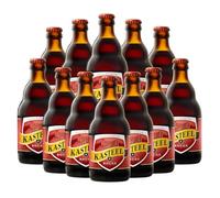 Kasteel Rouge Belgian Cherry Fruit Beer - 12 x 330ml Bottles | 8.0% ABV | Rich Belgian Fruit Ale with Cherry