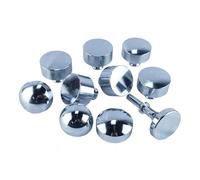 KASTFORCE KF5023 10 Piece Planishing Hammer Die Set 1 Top die, 9 bottom dies, Flat, 3/4", 1-1/2", 2", 3", 4", 6", 8", and 12"