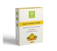 Kasthuri Manjal Powder for Skin and Face Care| 100g - 3.5oz | Wild Turmeric powder | Curcuma Aromatica | Cosmetic-Grade Powder for Face, Skin By Hebhac Herbals