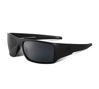 KastKing Iditarod Polarized Sport Sunglasses for Men and Women, Matte Blackout Frame, Smoke Lens