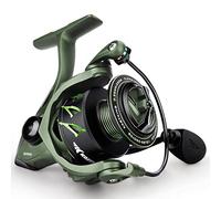 KastKing Spartacus II Spinning Reel - Sealed Carbon Fiber 22LBs Max Drag - 7+1 Stainless BB for Saltwater&Freshwater - 5.2:1 Gear Ratio - Size 500&1000 Perfect for Ice Fishing