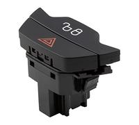 KASturbo Hazard Warning Light Switch Lock&Unlock Emergency Light Button for B-MAX C-MAX Ecosport Fiesta Focus Kuga Transit 1767567 1519127