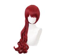 Kasumi Yoshizawa Cosplay Persona 5 Cosplay Women Long Curly Red Wig Cosplay Anime Cosplay Wig Heat Resistant Synthetic Wigs