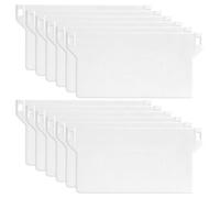 KASURE 12 PCS Vertical Blind Weights, 89mm White Vertical Blinds Slats Repair Parts Accessories Durable Replacement Spares for Window Blinds Suitable for Offices flats and Homes