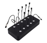 KASURE 20 PCS Model Painting Stand Base Holder, Magnetic Bendable Alligator Clip Sticks Set Metal Wire Spray Paint Clamps with Rubber Tips for Airbrushing Model Parts Photo Memo