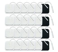 KASURE 24PCS TENS Unit Replacement Pads 40mm X 40mm, Replacement Electrode Pads for TENS Machine Reusable Self Adhesive Electrodes Pads Tens Machine Electrode Pads with Non-Irritating Design