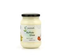 Kasutam A2 Desi Buffalo Bilona Ghee Made By Traditional Vedic Bilona Method Made In Earthen Pot & Hand Churned Free Grazing Grass Fed Buffalo Ghee Immunity Booster Glass Jar- 1000 Ml