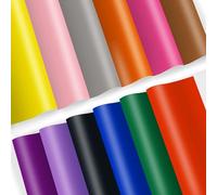 KASYU Infusible Ink Transfer Sheet Bundle for Cricut Mug Press,Solid Infusible Ink Paper for Sublimation,12Pcs 12x11.8 Inch Assorted Colors Pre-Inked Sublimation Transfer Paper for Poly Fabric/Coaster